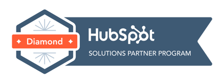 BizzyWeb's Diamond solutions partner program badge from HubSpot