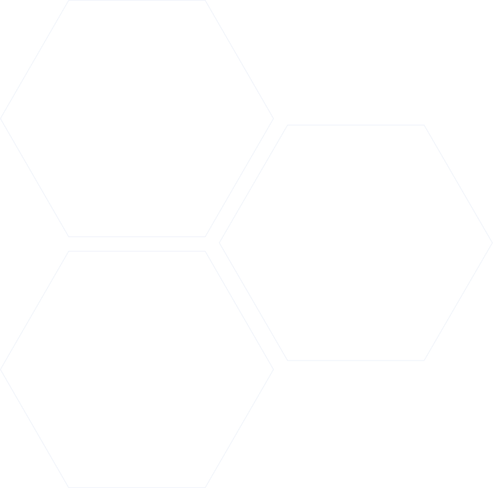 hexagons-outlines-White