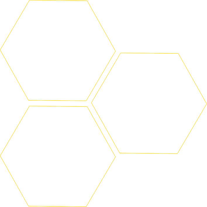 hexagons outlines