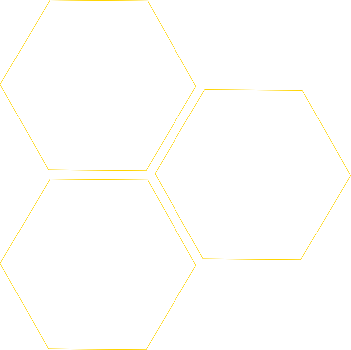 hexagons-outlines